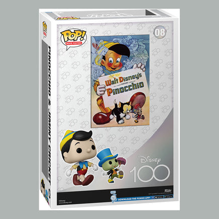 Funko Pop Anniversario 100 Anni Pinocchio Disney Movie Poster