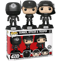Funko Pop Star Wars Gunner, Officer & Trooper 3 Pack Bobble-Heads