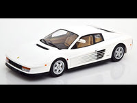 Modellino Ferrari Testarossa White Monospecchio Miami Vice US Version 1984 1/18