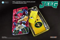 Kotetsu Jeeg Robot Metal Box Limited Edition Gloves and Necklace Set