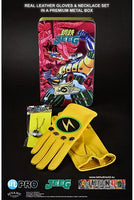 Kotetsu Jeeg Robot Metal Box Limited Edition Gloves and Necklace Set