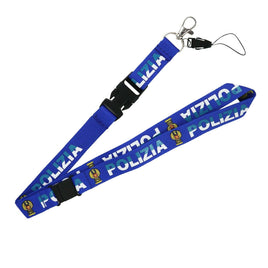 Portachiavi portapass lanyard Polizia di Stato