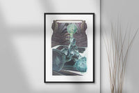 Litografia Marvel Silver Surfer Simone Bianchi Limited Edition 500 copie firmate