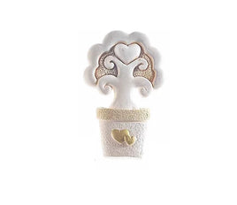 Fridge magnet resin magnet with golden Tree of Life decorations
