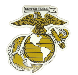 Magnete in gomma rigida logo Marines Semper Fidelis U.S. Army