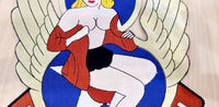 Maxi Patch Pin Up Nose Art Lucky Eight U.S. Air Force Usaf