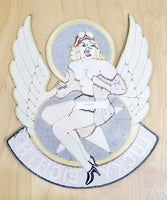 Maxi Patch Pin Up Nose Art Lucky Eight U.S. Air Force Usaf