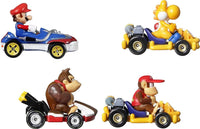 Set 4 Modellini Videogame Mario Kart 1/64