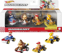 Set 4 Modellini Videogame Mario Kart 1/64