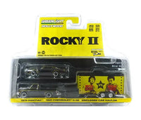 Set of 3 Rocky II models Pontiac Firebird &amp; Chevy C10 1/64 Limited Edition