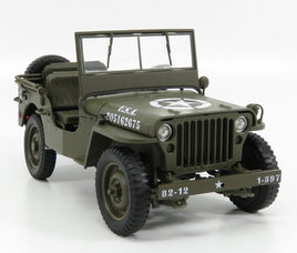 Modellino Jeep Willys 1/4 U.S. Army 1942 Scala 1/18 Ton Version