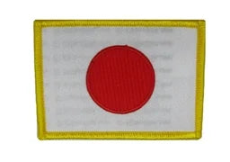 Gestickte Flagge Japan zum Aufbügeln