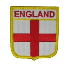 Iron-on embroidered flag England badge