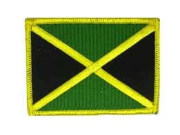 Gestickte Flagge Jamaika zum Aufbügeln