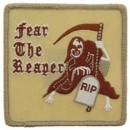 Iron-on Patch Death Morte Fear the Reaper Desert Storm