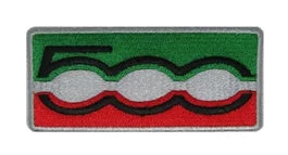 Patch Fiat 500 Tricolore Italia termoadesiva