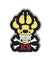 Patch Gommata Polizia Unità Cinofili K9 Fosforescente velcrata