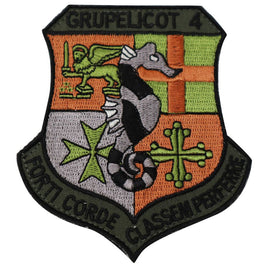 Patch 4 ° Group Helicopters Navy Velcro