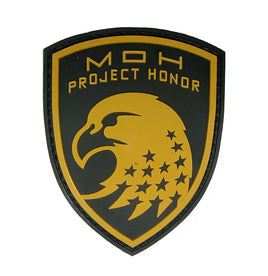 Yellow Medal of Honor Rubber Patch