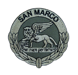 Patch Brigata San Marco Bassa Visibilità Marina Militare termoadesiva