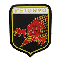 Patch Gommata 6° Stormo Diavoli Rossi Aeronautica Militare velcrata