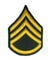 Patch Grado Gallone Militare Sergente Prima Classe U.S. Army