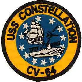 Patch USS Constellation CV-64 U.S. Navy