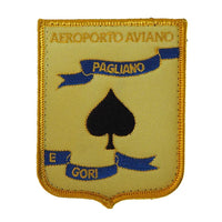 Patch Aeroporto Pagliano di Aviano Aeronautica Militare velcrata