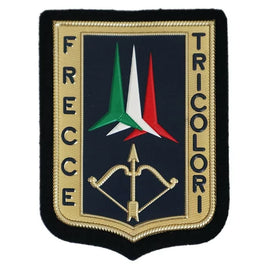 Plastifizierter Patch Frecce Tricolori Aerea Aeronautica Militare Klettverschluss