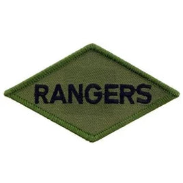 Patch Scritta Rangers U.S. Army Verde