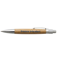 Penna a sfera in metallo e bamboo Frecce Tricolori Aeronautica Militare
