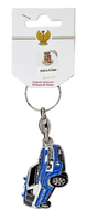 Discovery Police enamelled metal key ring