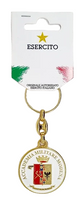 Keychain in enamelled metal from the Military Academy of Modena