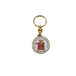 Schlüsselanhänger aus emailliertem Metall der Militärakademie von Modena
