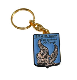 Schlüsselanhänger aus emailliertem Metall SSAM Caserta Specialists School Aeronautica Militare