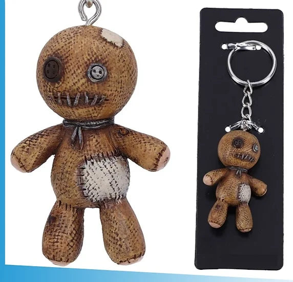 Keychain Voodoo Doll in hard resin