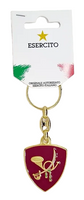 Schlüsselanhänger aus emailliertem Metall Brigade Bersaglieri Garibaldi