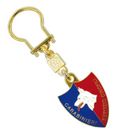 Enamelled metal keychain Carabinieri Dog Unit