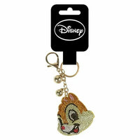 Cip &amp; Diop Disney squirrel rhinestone keychain