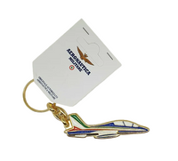 Keychain in enameled metal PAN MB399 Frecce Tricolori Aeronautica Militare