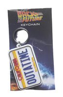 Rubber keychain Targa Delorean Back to the Future