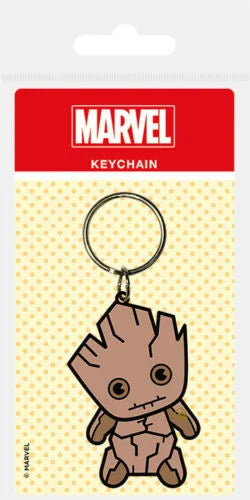 Groot Guardians of the Galaxy rubber keychain