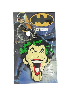 Joker Batman DC Comics rubber keychain
