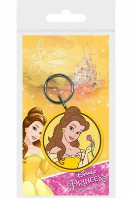 Disney Beauty and the Beast rubber keychain