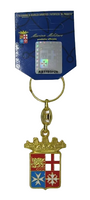 Schlüsselanhänger aus emailliertem Metall Heraldisches Wappen der Marine