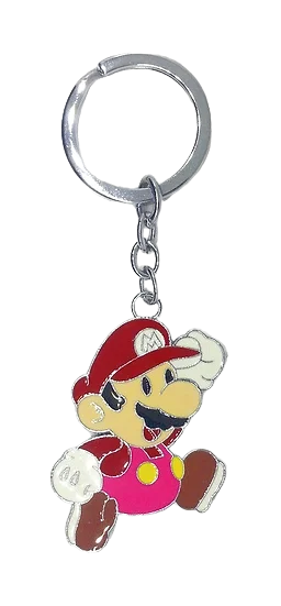 Mario Bros Nintendo enamelled metal keychain