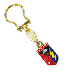 Portachiavi in metallo smaltato Reggimento Tuscania Carabinieri