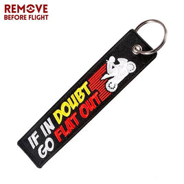 Moto Motorcycle embroidered keychain