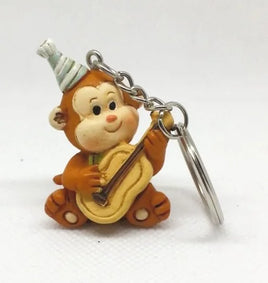 Resin monkey keychain