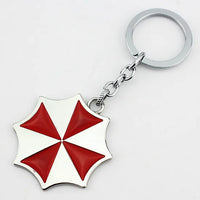Umbrella Corporation Resident Evil enameled metal keychain